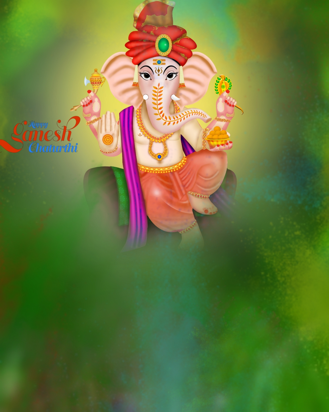 Trending Ganesh Chaturthi Editing Background 2023 Banner - Cb Png