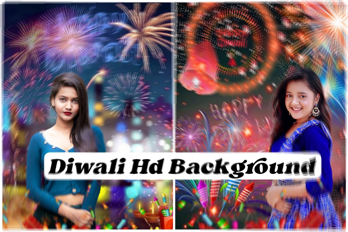Diwali Photo Editing Girl Background Download