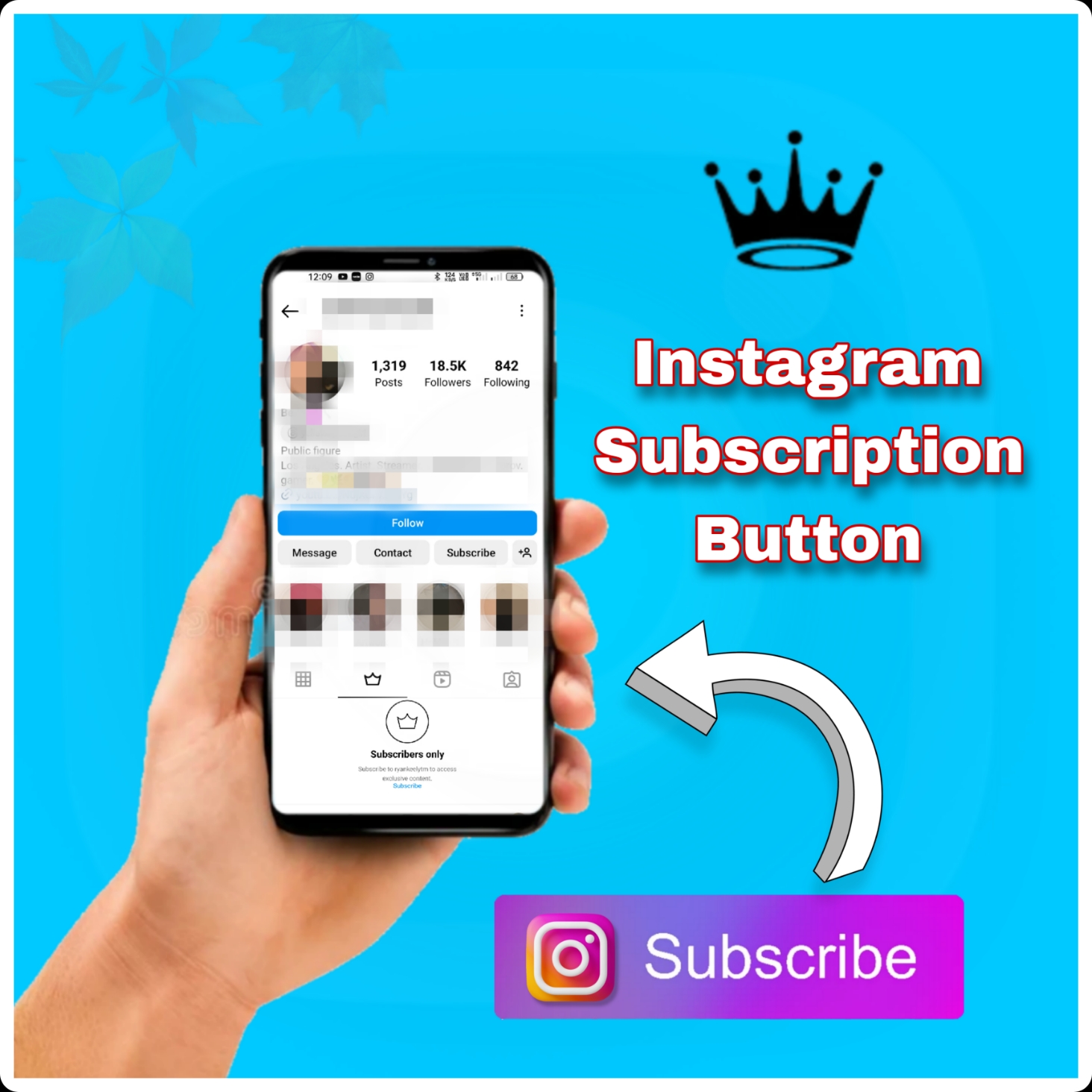 What Is Instagram Subscription Button