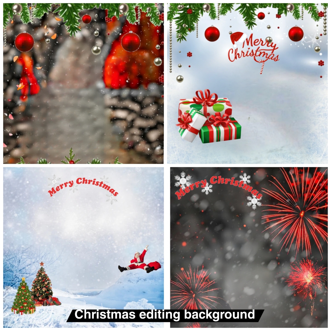 2023 Christmas Photo Editing Hd Background Image