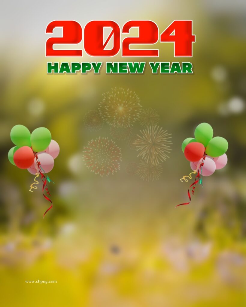 2024 Happy New Year Cb Editing Photo Background