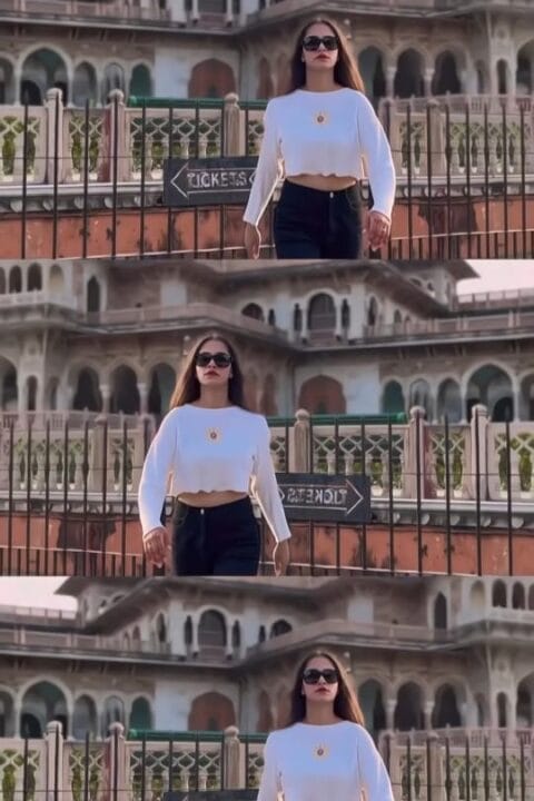 Saree Ke Fall Sa Capcut template Link