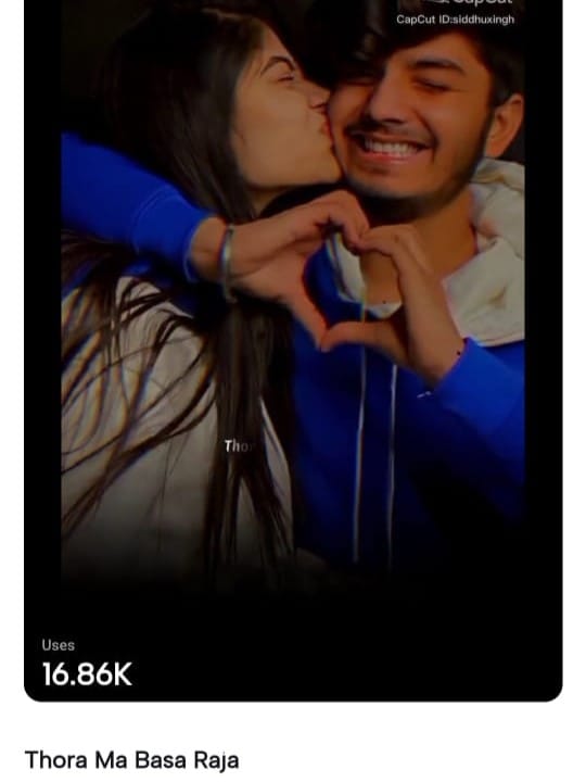 Tohre Me Base Raja Capcut Template Link