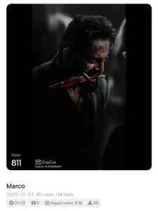 Marco Capcut Template Link 2025 ( 100% Working )
