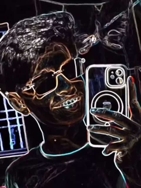 Do You Love Me Neon Capcut Template