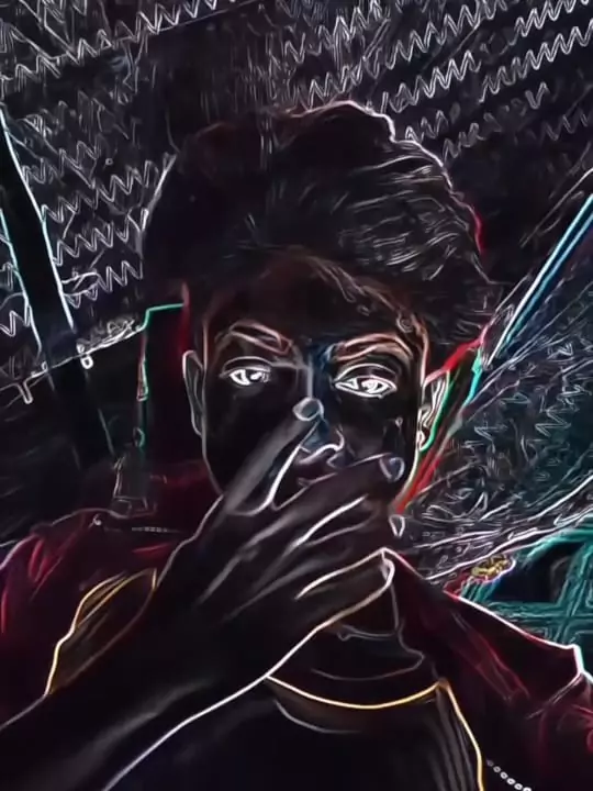 O Re Piya Neon Effect CapCut Template