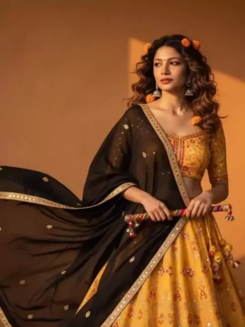 Google Gemini Navratri Dress Retro Style AI Photo Editing