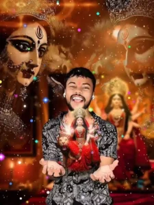 Tohare Mati Se Bane Durga Maiya ke Muratiya Capcut Template