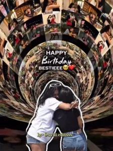 Happy Birthday Bestee Capcut Template