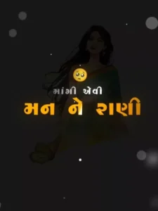 મન ને રાણી Gujarati Capcut Template
