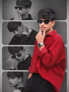 Boys Collage Ai photo Prompt